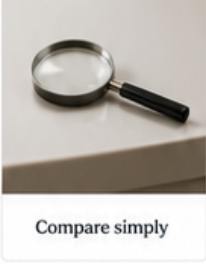 Comparison checklist for product buying
